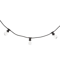 Atmosphera Guirlande Extérieur 10 Ampoules 520cm Noir