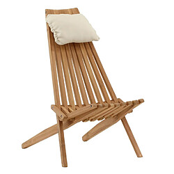 Paris prix Fauteuil de jardin teck - Naturel