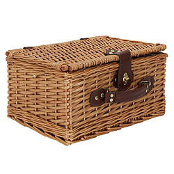 Paris Prix Panier Pique-Nique en Osier Exotique 39cm Marron
