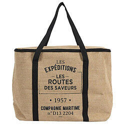 Paris Prix Sac Fraîcheur Effet Jute 42cm Naturel
