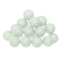 Atmosphera Guirlande Led 16 Mini Boules 255cm Vert Céladon