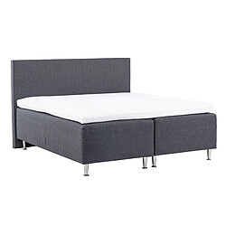 Paris Prix Lit Adulte Design Mesa 180x200cm Gris Foncé