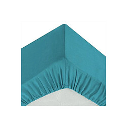 Atmosphera Drap Housse Intérieur 90x190cm Bleu Canard 