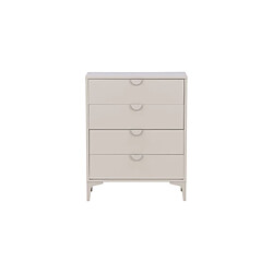 Paris prix Commode 4 tiroirs - Beige