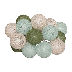 Atmosphera Guirlande Led 16 Boules Army 255cm Multicolore
