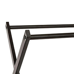 Five simply smart Portant à vêtements double en métal - Noir