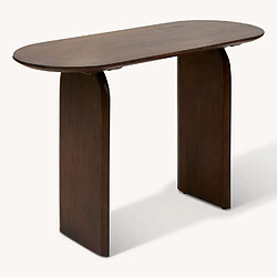 Avis Atmosphera Console ovale en acacia ISANA - Marron