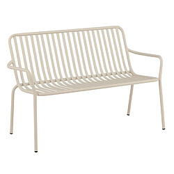 Paris Prix Banc de Jardin en Métal Peking 130cm Beige