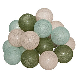 Atmosphera Guirlande Led 20 Boules Army 435cm Multicolore