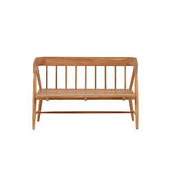 Paris prix Banc de jardin teck - Naturel