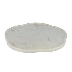 Paris Prix Plateau Rotatif Design Fleur 40cm Blanc