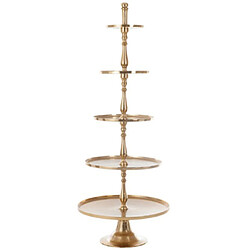 Paris Prix Plateau 5 Niveaux en Aluminium Colma 165cm Or