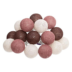 Atmosphera Guirlande Led 16 Boules Dune 255cm Multicolore