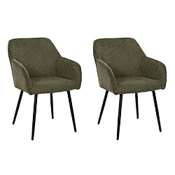 Paris prix lot de 2 fauteuils Scott - Vert