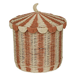 Atmosphera Lot de 2 Paniers de Rangement Bella 42cm Multicolore