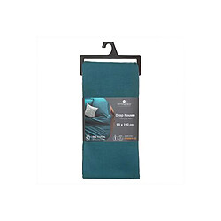 Avis Atmosphera Drap Housse Intérieur 90x190cm Bleu Canard