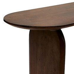 Acheter Atmosphera Console ovale en acacia ISANA - Marron