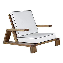 Paris prix Fauteuil de jardin en bois - Marron