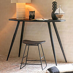 Mes Console en teck et métal - Noir