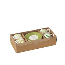 Acheter Paris Prix Lot de 4 Tasses & Sous-Tasses Fiesta Sud 9Cl Vert