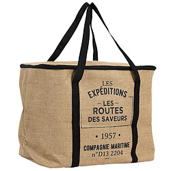 Paris Prix Sac Fraîcheur Effet Jute 42cm Naturel