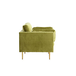 Avis Paris prix Fauteuil design velours - Vert