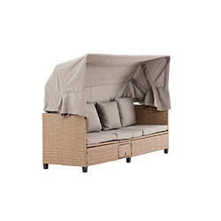 Paris prix canapé de jardin avec toit - Beige
