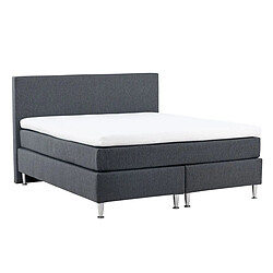 Paris Prix Lit Adulte Design Toledo 180x200cm Gris Foncé