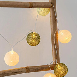 Atmosphera Guirlande Led 20 Boules Army 435cm Multicolore