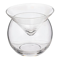 Secret De Gourmet Lot de 2 Verres à Cocktail Cônes 12cm Transparent
