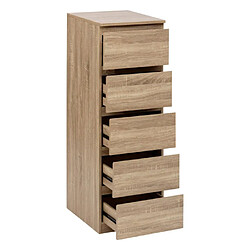 Five simply smart Chiffonnier 5 tiroirs - Naturel
