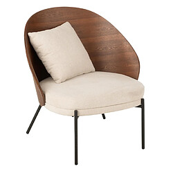 Paris prix Fauteuil lounge design - Marron