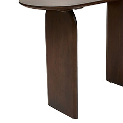 Atmosphera Console ovale en acacia ISANA - Marron pas cher