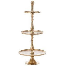 Paris Prix Plateau 3 Niveaux en Aluminium Colma 94cm Or