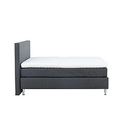 Paris Prix Lit Adulte Design Toledo 180x200cm Gris Foncé