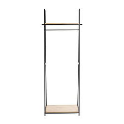 Paris Prix Portant à Vêtements Design Miranda 166cm Chêne & Noir