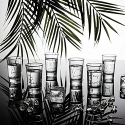 Paris Prix Lot de 6 Verres à Shooter Cocktail 7cm Transparent