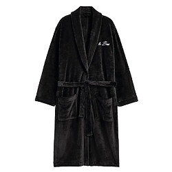 Paris Prix Robe de Chambre Polaire Le Boss Noir