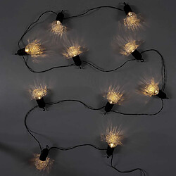 Paris Prix Guirlande Lumineuse d'Extérieur Ampoules 10 LED 770cm Transparent