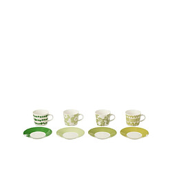 Avis Paris Prix Lot de 4 Tasses & Sous-Tasses Fiesta Sud 9Cl Vert