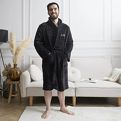 Acheter Paris Prix Robe de Chambre Polaire Le Boss Noir