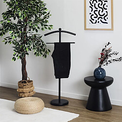 Paris Prix Valet de Chambre Design Effet Bois 109cm Noir pas cher