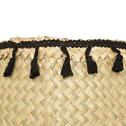 Atmosphera Panier à Pompons Pliable Alina 37cm Beige