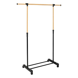 Five simply smart Portant à vêtements sur pied - Noir