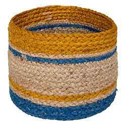 Atmosphera Lot de 3 Paniers en Jute Marrakech 19cm Multicolore