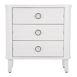 Paris prix Commode 3 tiroirs bois - Blanc