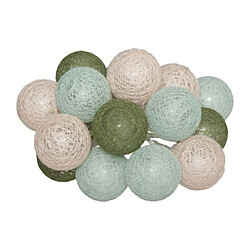 Atmosphera Guirlande Led 16 Boules Army 255cm Multicolore