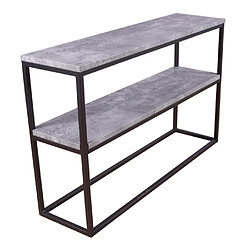 Paris prix Console design Double Rise - Gris et noir
