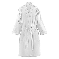 Paris Prix Peignoir de Bain en Coton Carla Blanc S