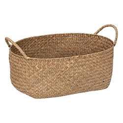 Atmosphera Lot de 3 Paniers de Rangement Elora 50cm Naturel